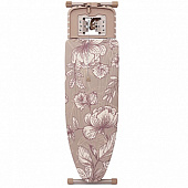 Гладильная доска Haushalt LUX LX/F flowers, металл 123,5х46 Гладильная доска Haushalt LUX LX/F flowers, металл 123,5х46