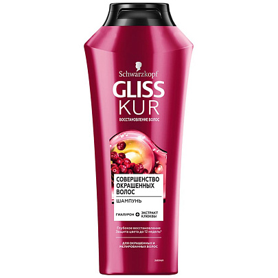  Шампунь Gliss Kur 400 Совершенство окрашенных волос 