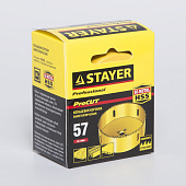 Коронка 57мм биметал.универсал./STAYER "PROFESSIONAL Коронка 57мм биметал.универсал./STAYER "PROFESSIONAL
