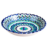  Тарелка глубокая «Узоры», d=20 см, синяя,микс 1573757 