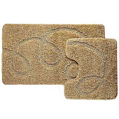 Набор ковриков для ванны и туалета 60х100 и 60х50 SHAGGY бежевый SGP 03 Bombini Набор ковриков для ванны и туалета 60х100 и 60х50 SHAGGY бежевый SGP 03 Bombini