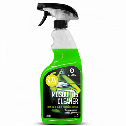 Очиститель следов насекомых "Mosquitos Cleaner" 0,6л, триггер Грасс 110372 Очиститель следов насекомых "Mosquitos Cleaner" 0,6л, триггер Грасс 110372