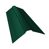 Планка конька фигурного 0,4х150х150 L=2м ( RAL 6005 Зеленый мох) Планка конька фигурного 0,4х150х150 L=2м ( RAL 6005 Зеленый мох)