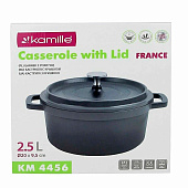  Кастрюля FRANCE 20х9.5см из литого алюминия с антипригарным покрытием  4456 