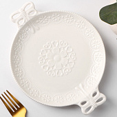 Блюдо керамическое «Сьюзен», 23?18 см, цвет белый 7610841 Блюдо керамическое «Сьюзен», 23?18 см, цвет белый 7610841