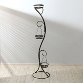 Подставка для цветов, напольная, d = 18 см, бронзовая 9433078 Подставка для цветов, напольная, d = 18 см, бронзовая 9433078