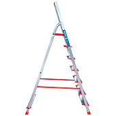 Стремянка алюминиевая 7 ступеней, высота платформы 151см, макс. нагр. 225кг., Новая высота Стремянка алюминиевая 7 ступеней, высота платформы 151см, макс. нагр. 225кг., Новая высота
