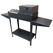 Мангал Дачный 750х350х870 сталь 4 мм с подставкой под казан Д5888 Мангал Дачный 750х350х870 сталь 4 мм с подставкой под казан Д5888