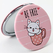  Зеркало "Be free", pink 