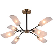 Люстра модерн G31115/8AB+BK WT 40Вт E14 S=18м2 /Gerhort Люстра модерн G31115/8AB+BK WT 40Вт E14 S=18м2 /Gerhort