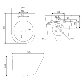 Инсталляция для подвесного унитаза 3в1 IDDIS (монтажная рама, унитаз, сиденье, клавиша хром) BASB010i73 Iddis Инсталляция для подвесного унитаза 3в1 IDDIS (монтажная рама, унитаз, сиденье, клавиша хром) BASB010i73 Iddis