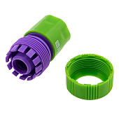 Соединитель пластм. быстросъемный для шланга 3/4" PALISAD , 66160 Соединитель пластм. быстросъемный для шланга 3/4" PALISAD , 66160