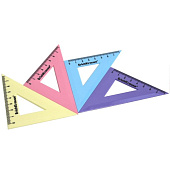  Треугольник 45°/ 7см  ErichKrause Pastel,  ассорти из 4 цветов, 57873 