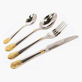 Набор столовых приборов Hoffburg HB-24000GS Charm Набор столовых приборов Hoffburg HB-24000GS Charm