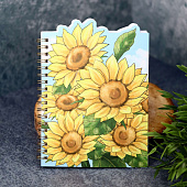  Блокнот (B6) Lawn of sunflowers, (18х13), 120 стр. 