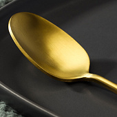  Ложка столовая Magistro «Оску базис», длина 19,5 см, цвет золотой 7892817 