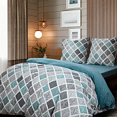  Комплект постельного белья 2 спальный Cleo поплин 20/007-PCE 