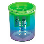  Точилка Brauberg Grade, 2 отверстия, с контейнером, 271998 