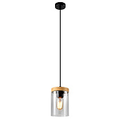 Люстра подвесная 40Вт Е27 10264/1BK CL+WD /ЭкономСвет Люстра подвесная 40Вт Е27 10264/1BK CL+WD /ЭкономСвет