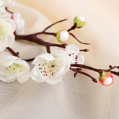  Цветы искусственные «Ветка сакуры», 3?60 см, белые 3004469 