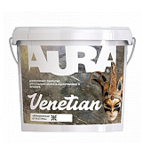  Декоративное покрытие для создания эффекта полированного мрамора "AURA Venetian" 4 кг 
