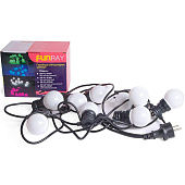 Электрогирлянда уличная Лампочки IP65 (розовый) Funray Электрогирлянда уличная Лампочки IP65 (розовый) Funray