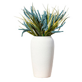 Ваза «Абиджил», бочка, h=22.5х12 см, d=9.5 см, белая 10872874 Ваза «Абиджил», бочка, h=22.5х12 см, d=9.5 см, белая 10872874