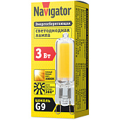  Лампа LED  Navigator 3Вт G9 3000K/61489 
