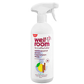 Очиститель с нейтрализатором запаха Wellroom, против меток, кошки, корица/цитрус, 500 мл Очиститель с нейтрализатором запаха Wellroom, против меток, кошки, корица/цитрус, 500 мл