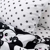  Комплект постельного белья 1,5 спальный Mariya DeLuxe Панда тайм 500106/1 