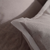  Наволочка SL Home "Деним" 70х70+2 см, цв.серый, 100% жатый хлопок 10245469 