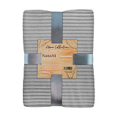 Покрывало 180х200 Полоска фланелевое темно-серый Покрывало 180х200 Полоска фланелевое темно-серый