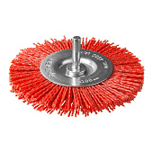 Щетка дисковая д/дрели 100мм нейлон.пров. ЗУБР Щетка дисковая д/дрели 100мм нейлон.пров. ЗУБР