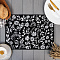  Салфетка (жаккард) 30х45 Этель Flowers black 6705301 
