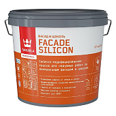 Краска для фасадов и цоколей Tikkurila Facade Silicon База А 2,7л.