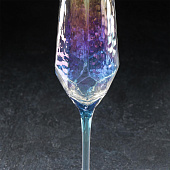  Бокал для шампанского Magistro «Дарио», 180 мл, 5х27,5 см, цвет перламутровый 5486702 