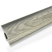 Плинтус Идеал Классик (под проводку) 55мм Дуб пепельный 2.2м Плинтус Идеал Классик (под проводку) 55мм Дуб пепельный 2.2м