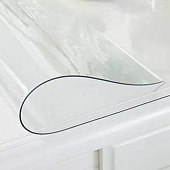 Скатерть гибкое стекло Dekorelle 160х100см, толщина 0,8мм 133-160 Скатерть гибкое стекло Dekorelle 160х100см, толщина 0,8мм 133-160