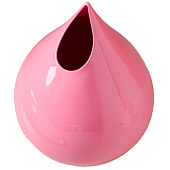  Ваза керамическая "Капля", настольная, розовая, 21 см 