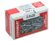 Гвозди строительные 2,0x25 бел цинк ( 0,3 кг) Гвозди строительные 2,0x25 бел цинк ( 0,3 кг)