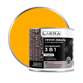 Грунт-эмаль 3 в 1 Жёлтый Лакра 1,7кг