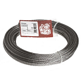 Трос стальной DIN 3055 3мм (20м) Трос стальной DIN 3055 3мм (20м)