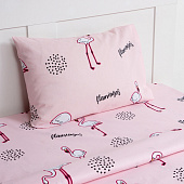 Комплект постельного белья Этель 1,5 сп Flamingos 100% хл, бязь 7599330 Комплект постельного белья Этель 1,5 сп Flamingos 100% хл, бязь 7599330