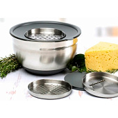 Миска GRATE IT 3л. с крышкой 3 терки ASG003