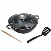 Казан чугунный Kamille Wok 4,5 л 4807MR Казан чугунный Kamille Wok 4,5 л 4807MR