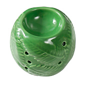 Аромалампа для эфирных масел «Листья», керамика, зелёная, 7.5?7.5?7.2 см Аромалампа для эфирных масел «Листья», керамика, зелёная, 7.5?7.5?7.2 см