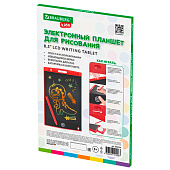 Электронный планшет для рисования Brauberg KIDS, диагональ 8,5 дюймов, 15х23 см, цветной, 665301 Электронный планшет для рисования Brauberg KIDS, диагональ 8,5 дюймов, 15х23 см, цветной, 665301