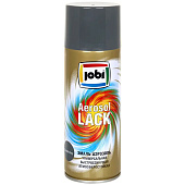 Эмаль аэрозольная алкидная глянцевая графит RAL 7024 JOBI 520мл