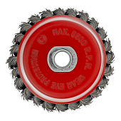 Щетка "чашка" для УШМ 100 мм, М14 круч. пров. 0.5 мм Matrix Щетка "чашка" для УШМ 100 мм, М14 круч. пров. 0.5 мм Matrix