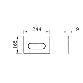 Инсталляция для подвесного унитаза 4в1 Sanibelle (монтажная рама, унитаз фарфор безободковый, сиденье микролифт, кнопка хром глянец) 9878B003-7200 Vitra Инсталляция для подвесного унитаза 4в1 Sanibelle (монтажная рама, унитаз фарфор безободковый, сиденье микролифт, кнопка хром глянец) 9878B003-7200 Vitra